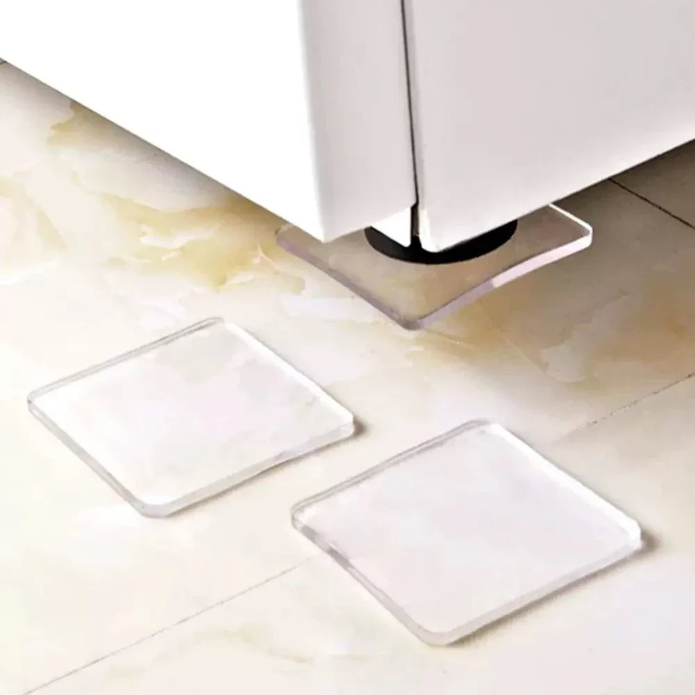 Clear Self-Adhesive Bumper Pads – Non-Slip PU Furniture Gaskets