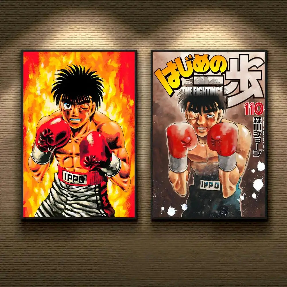 Hajime No Ippo Anime Wall Poster Removable Sticker Decal