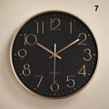 Silent Round Wall Clock | Modern Quartz Home & Office Decor