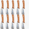 Stainless Steel Fruit Peeler with Redwood Handle | 1–10 Pcs