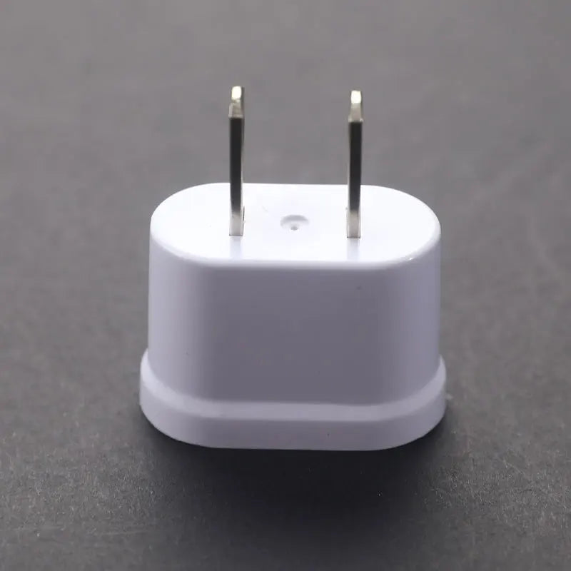 US to EU Travel Plug Adapter – 2-Pin Power Converter WN-20