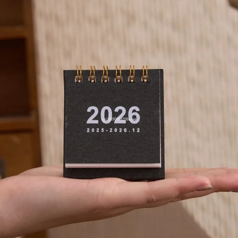 2026 Kawaii Mini Desk Calendar – Daily & Monthly Planner