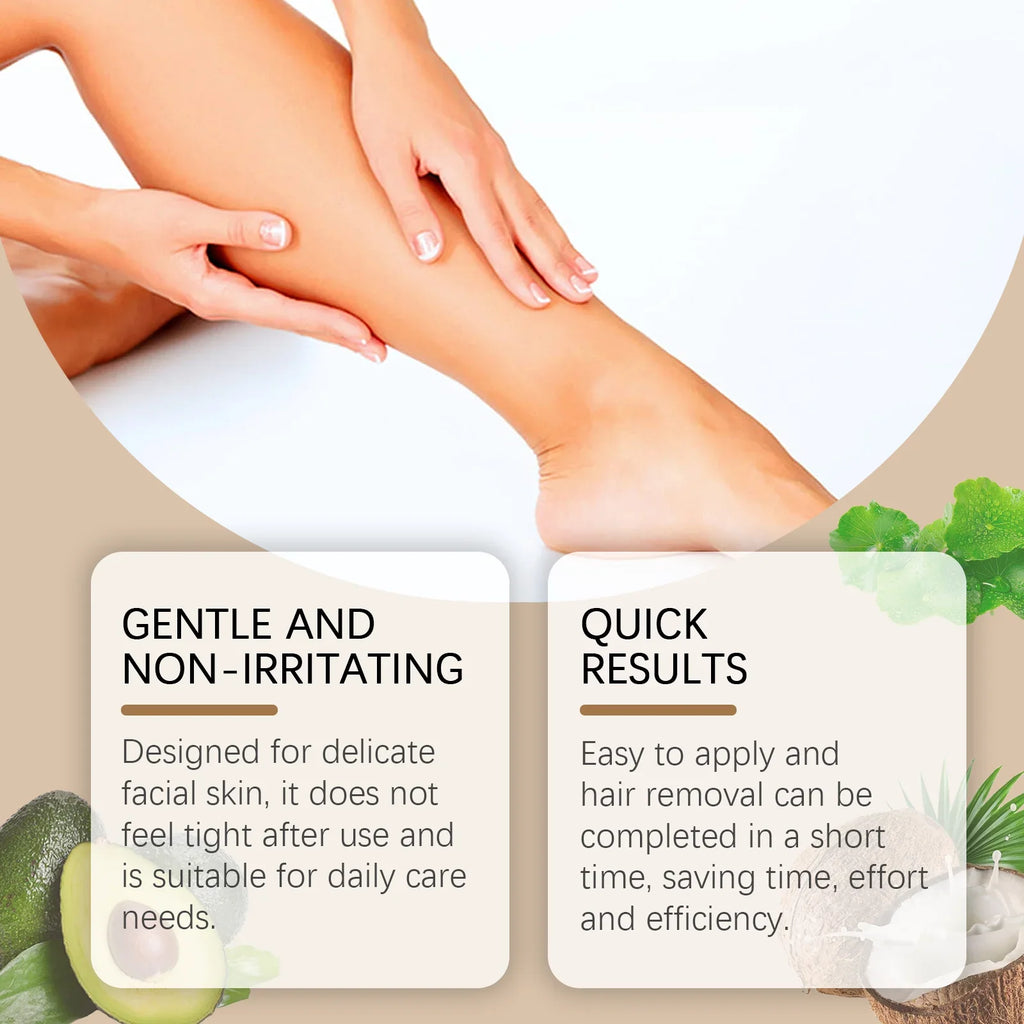 Coconut Hair Removal Cream – Painless, Soothing & No Irritation