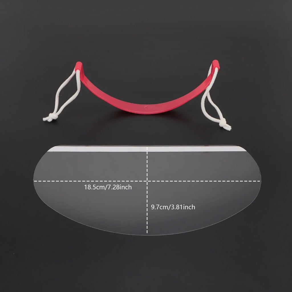 50-Pack Disposable Face Shields for Salon, Barber & Makeup