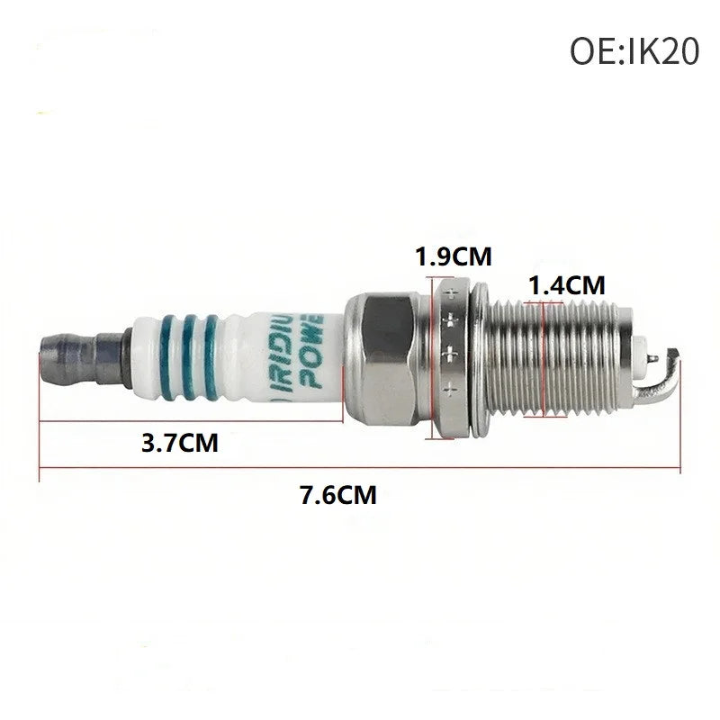 2 Automotive Spark Plugs IK20 Model 5304 Honda Toyota Nissan Mazda
