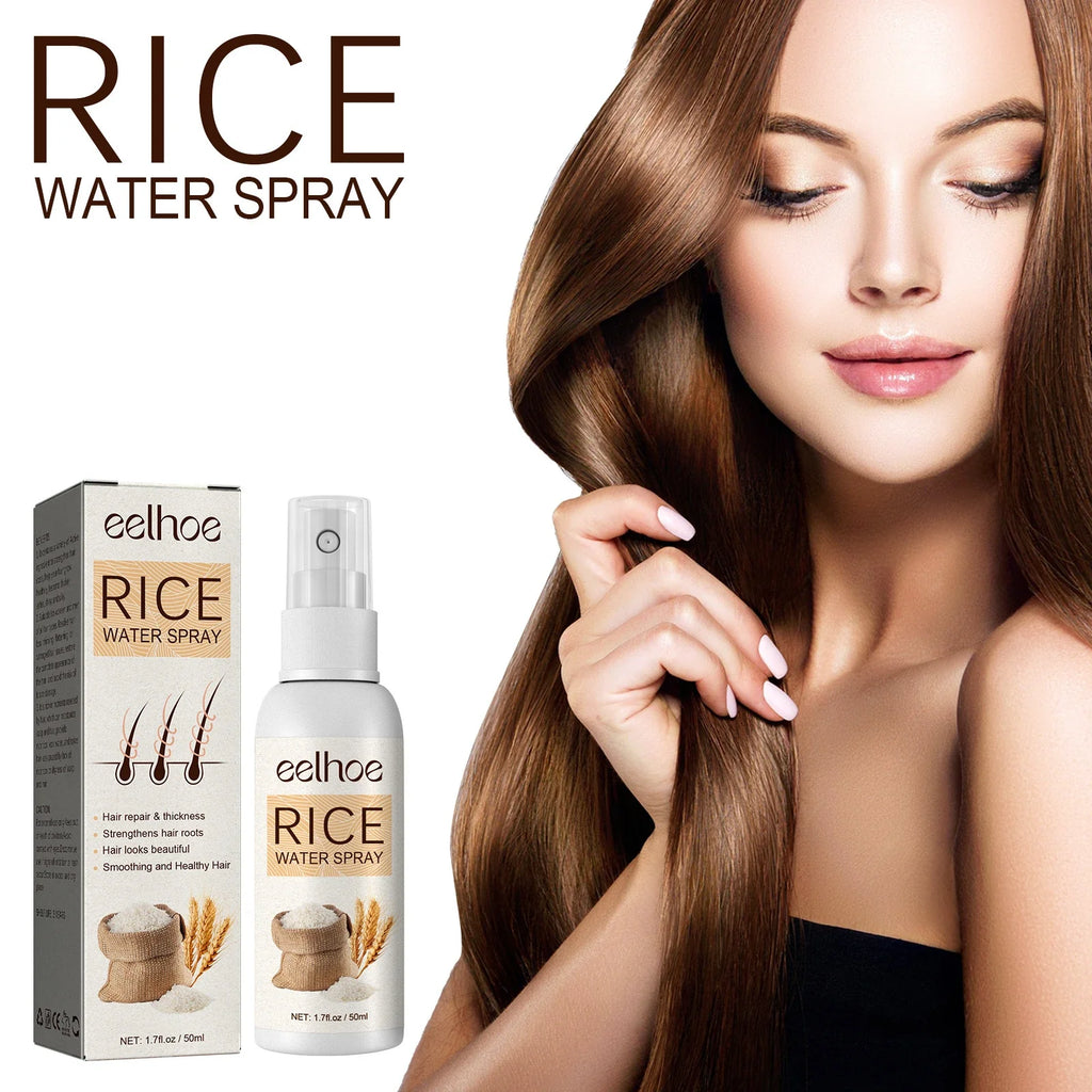 EELHOE Rice Water Hair Growth Spray – Repair & Nourish 50ml