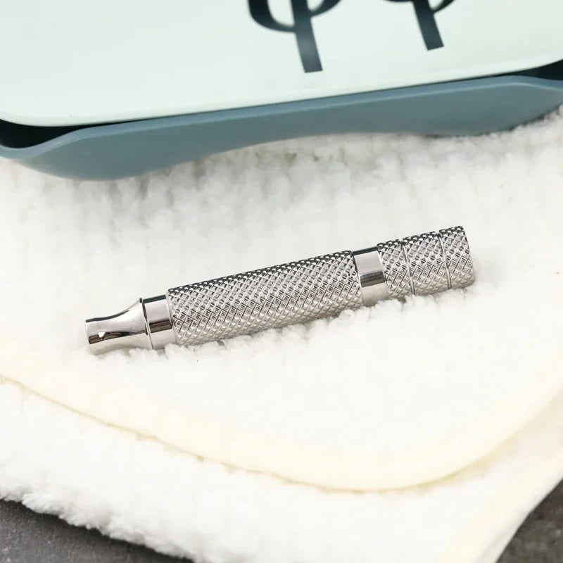 YAQI Polished Titanium Safety Razor Handle for Men