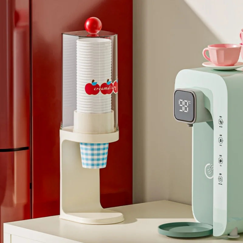 Pull-Type Cup Dispenser for Water Cooler & Bathroom | Plastic