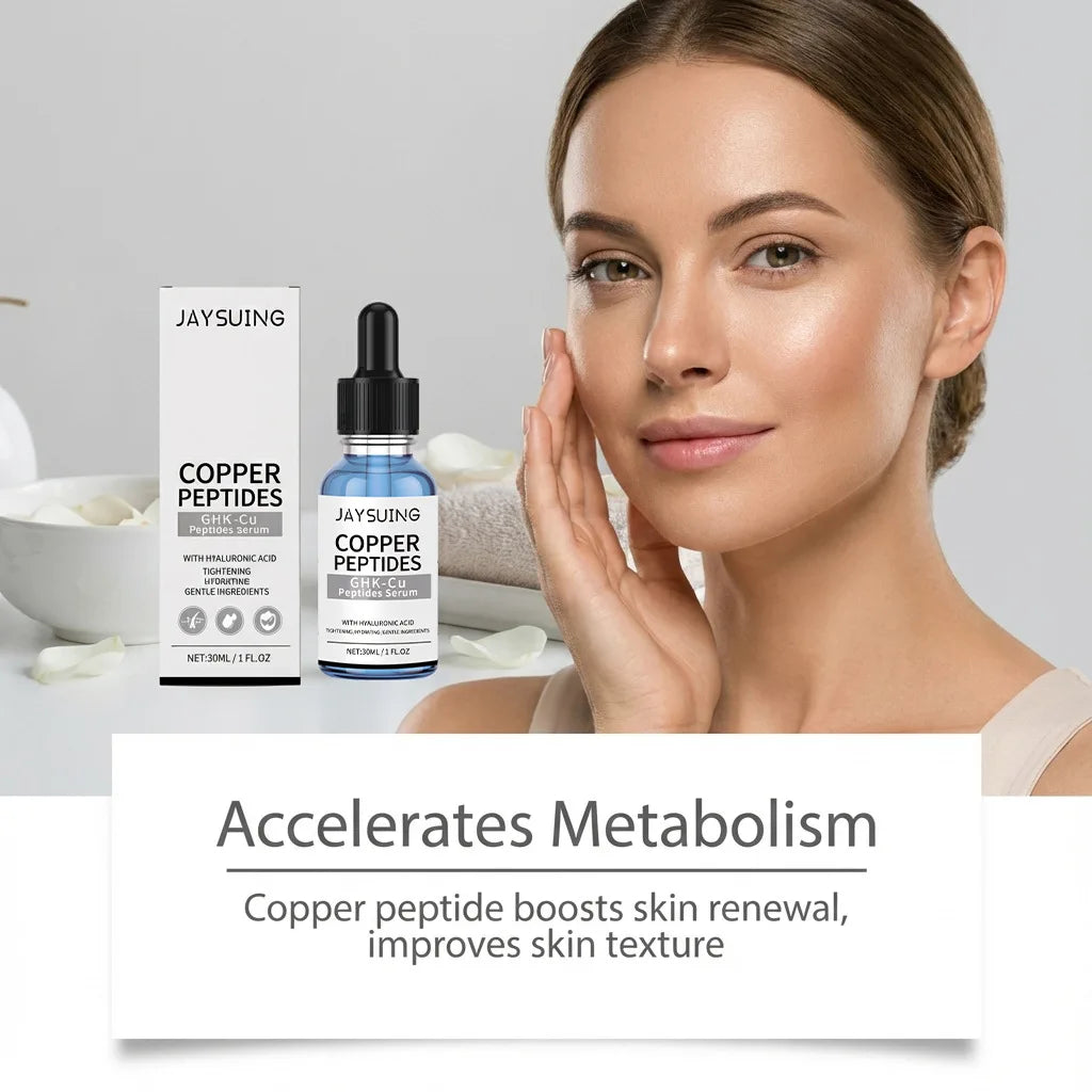 Copper Peptide & Hyaluronic Acid Face Serum | Firm & Hydrate