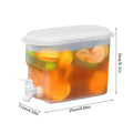 2.8L Fridge Drink Dispenser Jug with Faucet | Food-Grade PP