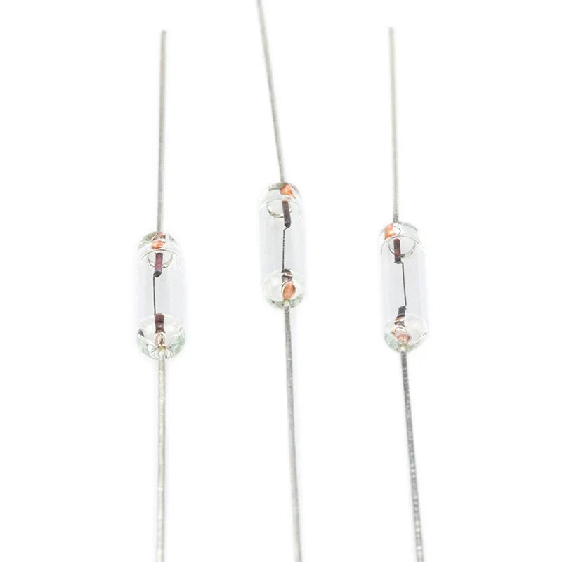 50pcs 3x10mm 250V Fast-Blow Glass Fuses with Lead Wire | 0.5A–5A