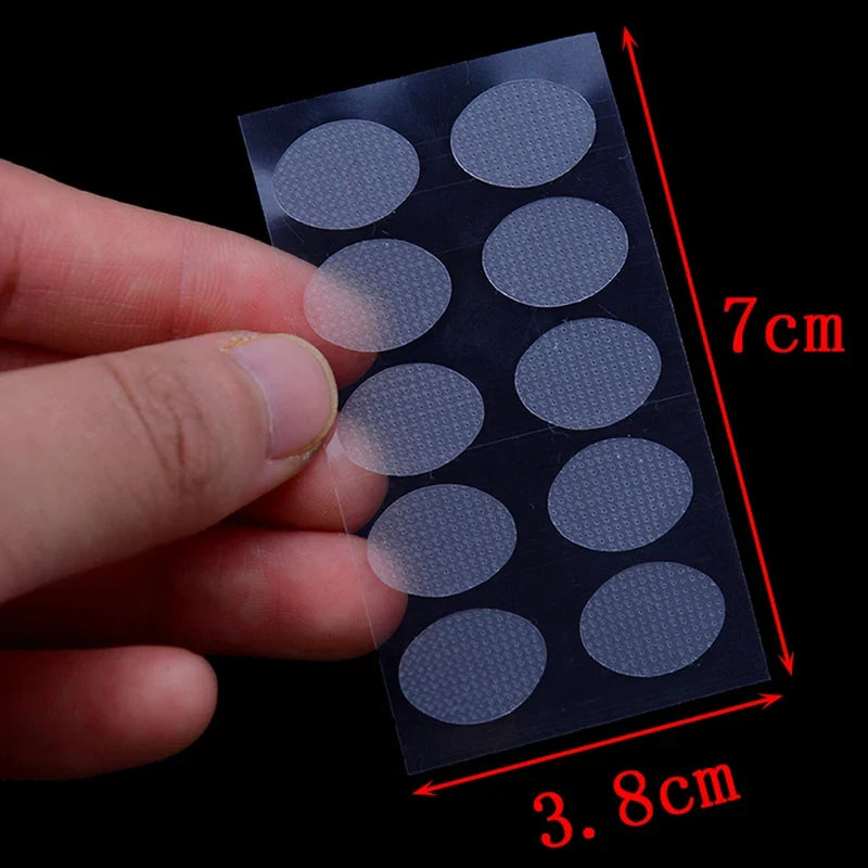 Ear Lobe Support Tape – 100 Invisible Patches (10 Sheets)