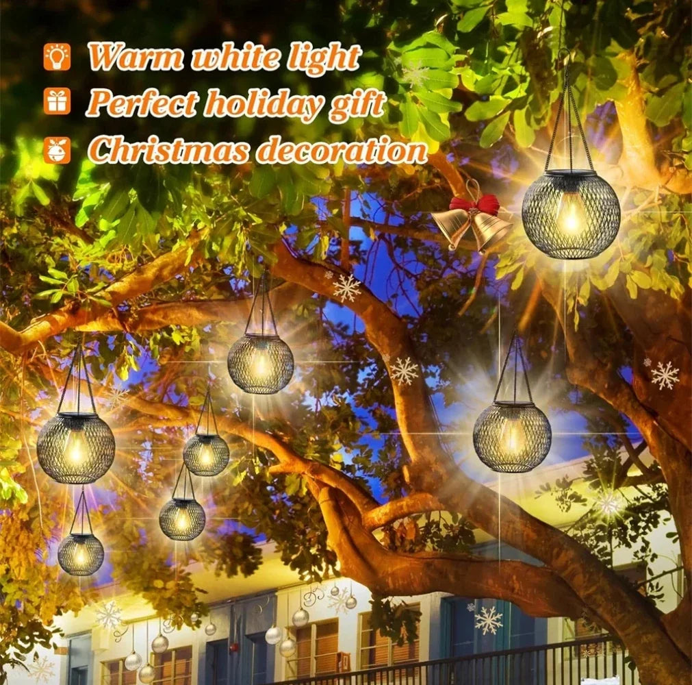 Solar Hanging Lantern – Waterproof Outdoor Garden Light
