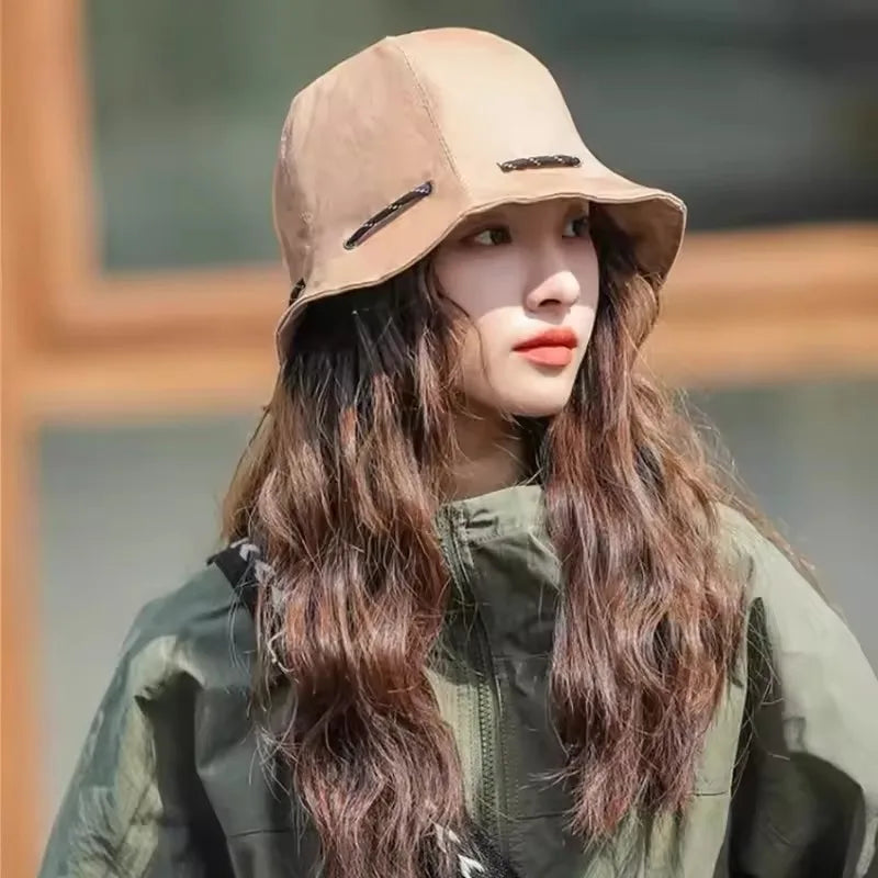 Women's Reversible Bucket Hat – Packable Wide Brim Sun Cap