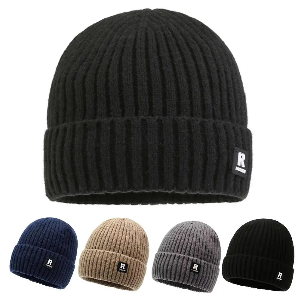 Soft Knit Beanie Hat Men Women Casual Winter Beanies Fashionable