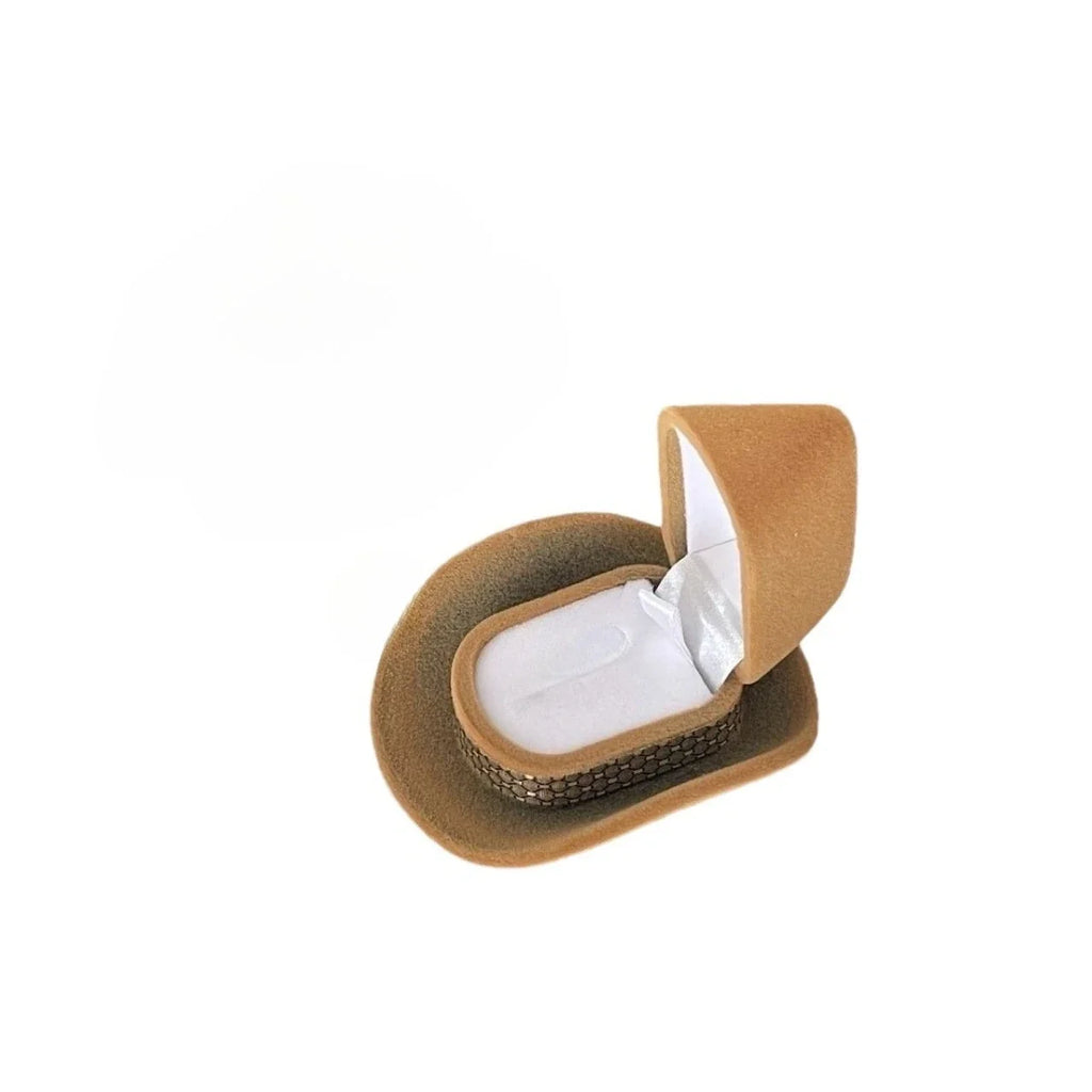 Woody Hat Ring Box | Creative Proposal & Valentine's Day Gift