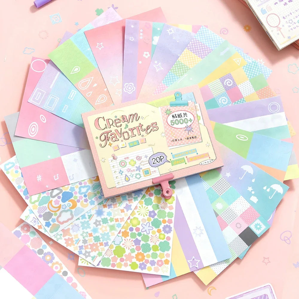 Daily Series Sticker Book Beauty Cutting Film Yanbian Hand Account