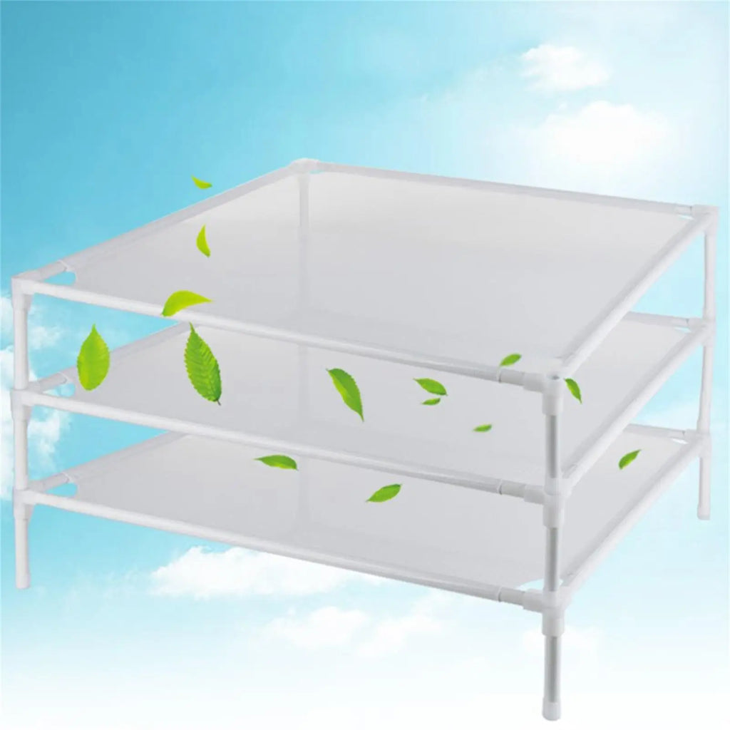 Flat Lay Drying Rack – Mesh Net for Sweaters, Food & More