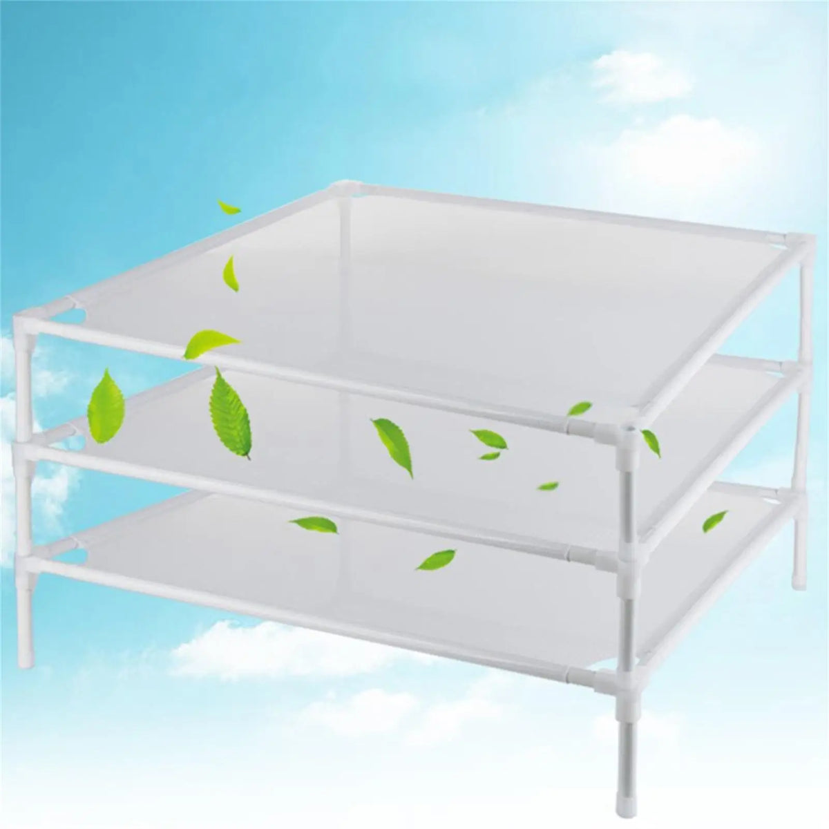Flat Lay Drying Rack – Mesh Net for Sweaters, Food & More