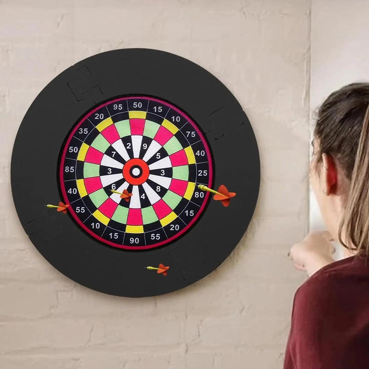 18-Inch Dart Board Wall Protector Ring | Noise Reduction