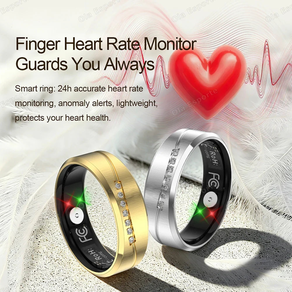 Women's Smart Ring – Heart Rate, Sleep & Fitness Tracker