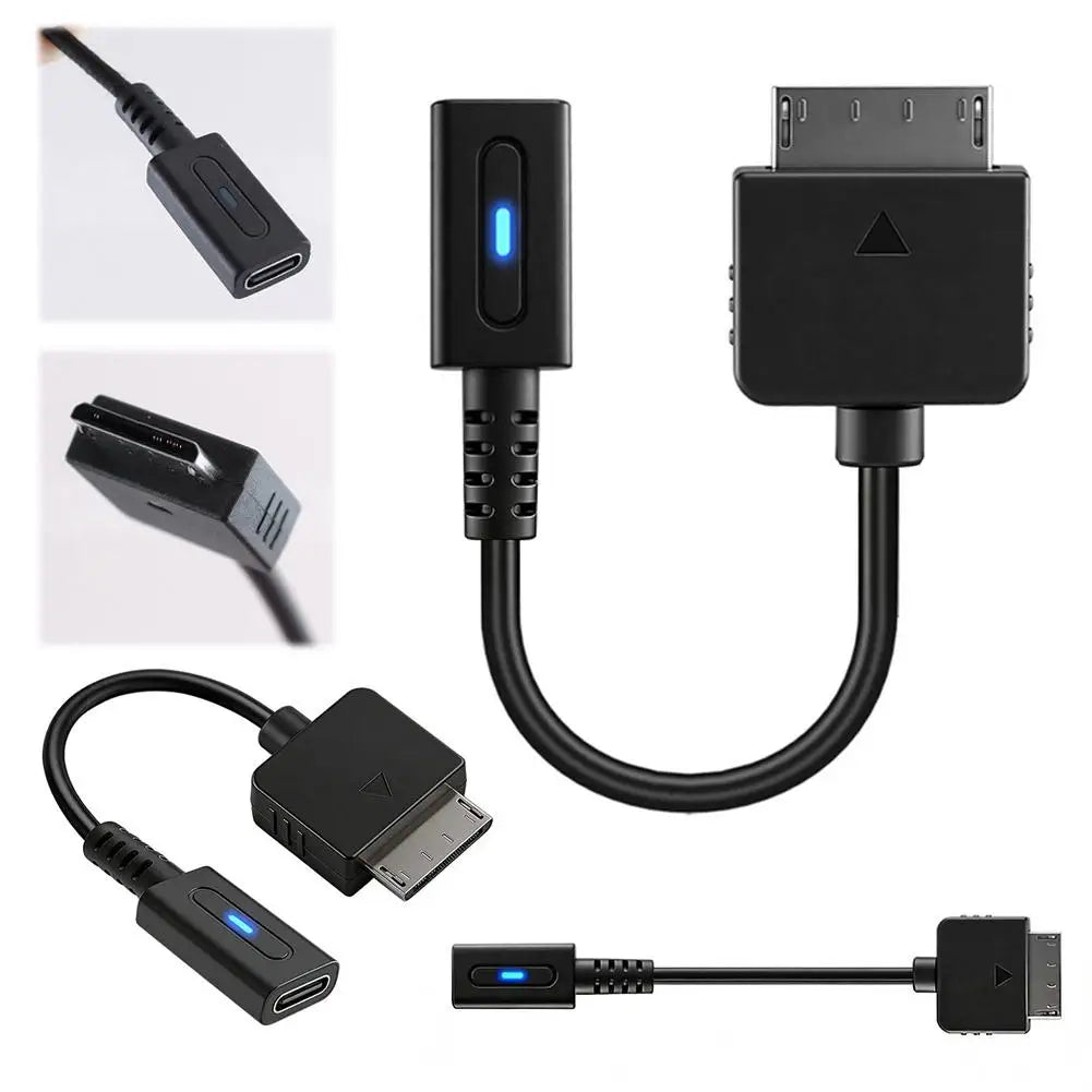 Type-C Charging Adapter Cable for Sony PSP GO Console | LED