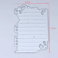 Vintage Mini Binder Frame Carbon Steel Die – Scrapbook & Cards