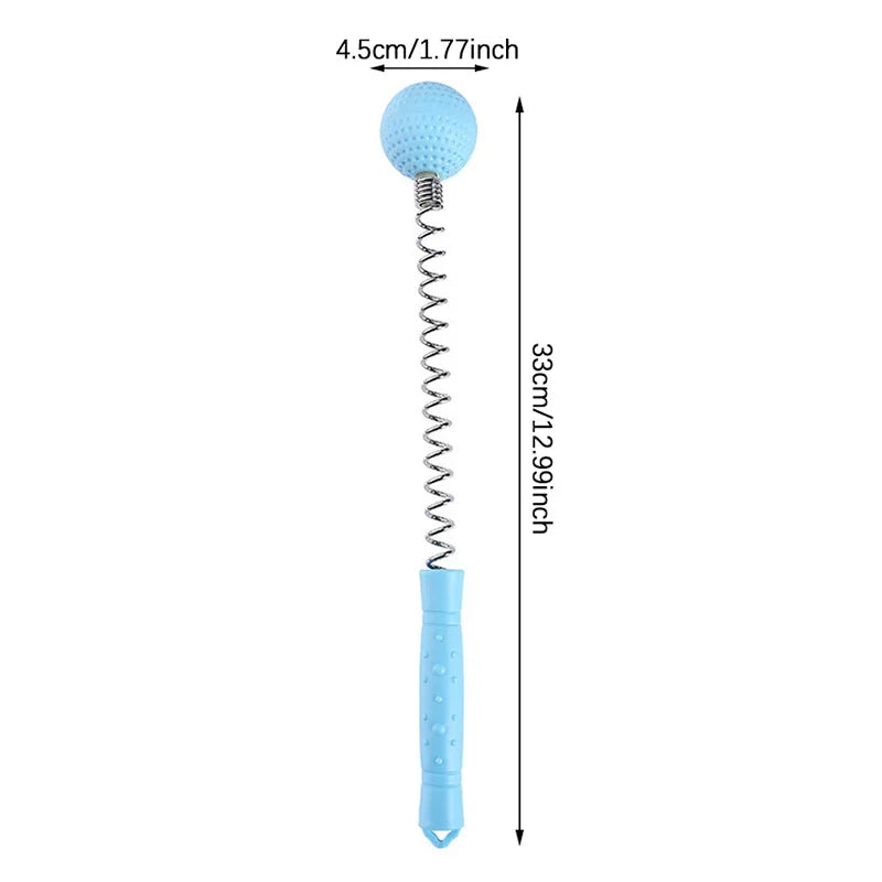 Manual Massage Hammer Stick – Spring Ball Body Massager