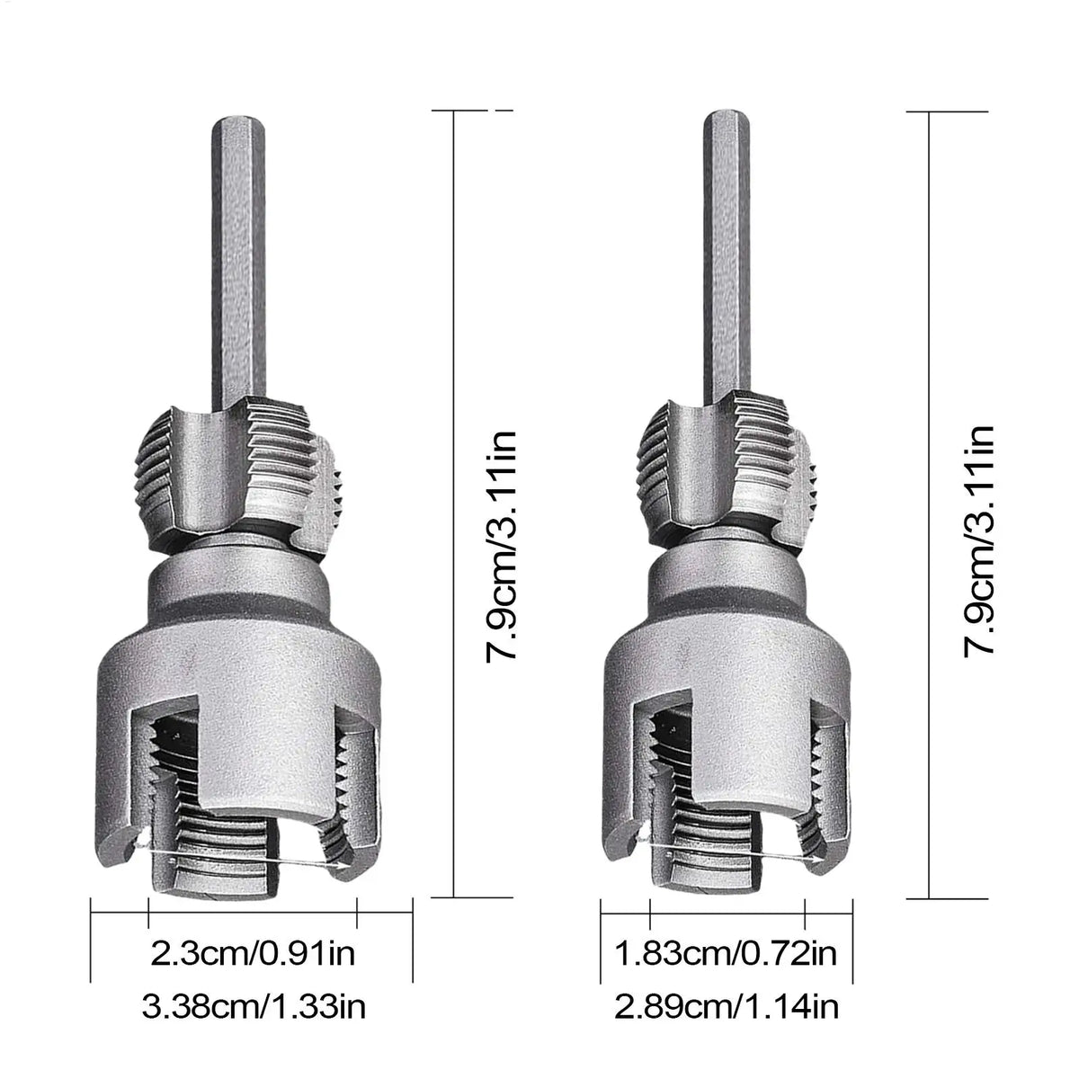Water Pipe Threader Tapping Tool Ppr Pvc Internal Thread External