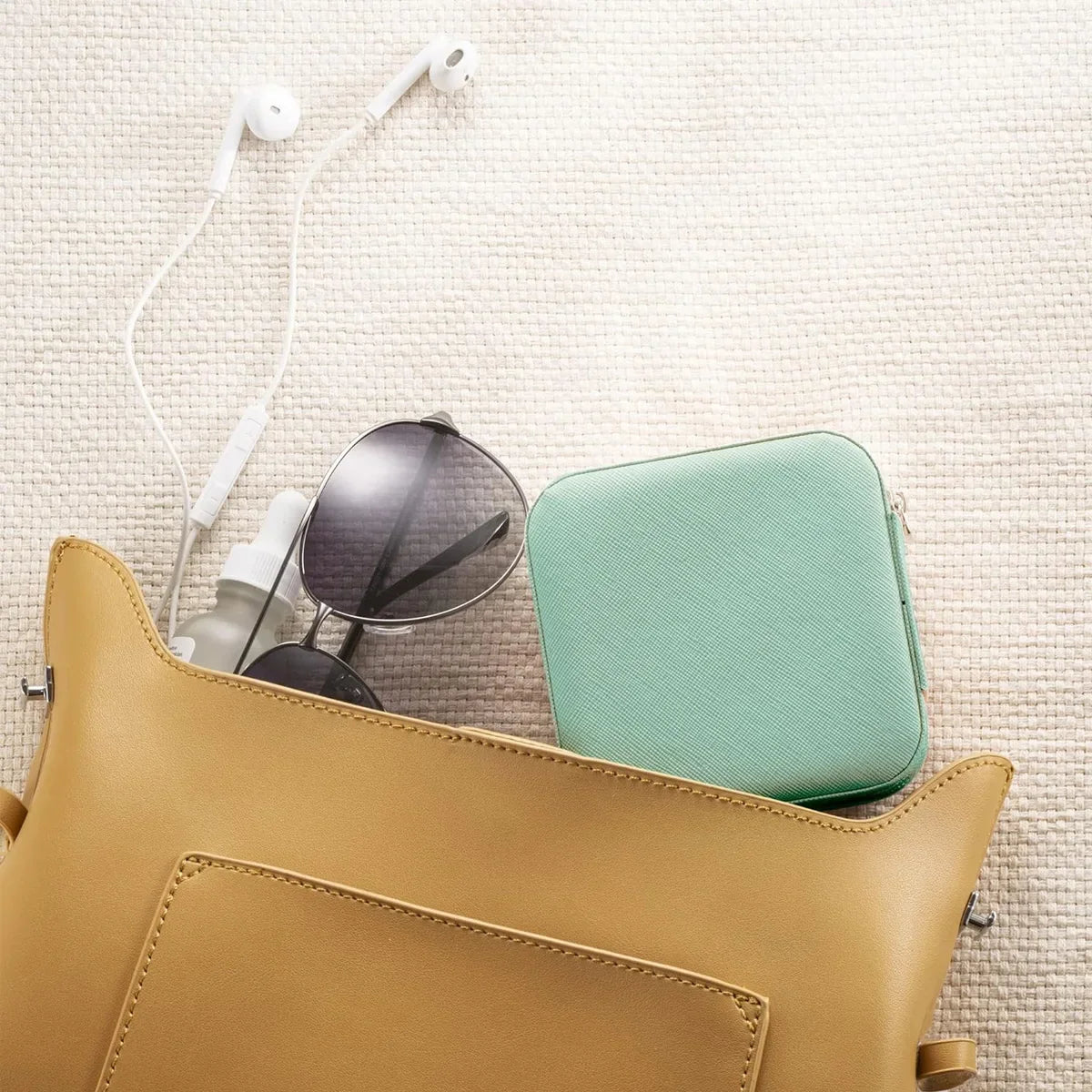 Portable Jewelry Storage Box Home Travel Mini Ring Earring Necklace