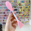 Double-Ended Silicone Face & Clay Mask Applicator Brush
