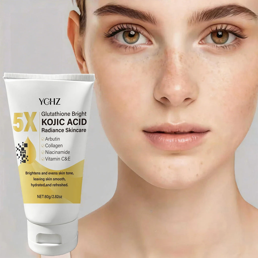 Kojic Acid & Glutathione Face Cream – Brightening & Moisturizing