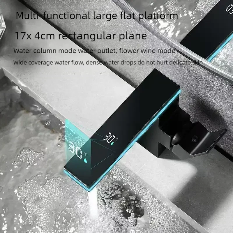 LED Temperature Sensing Basin Faucet | Single Handle Chrome