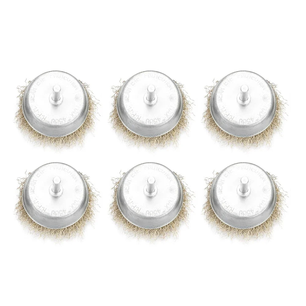 Wire Brush Cup Flat Brushes Drill Wheel Tools