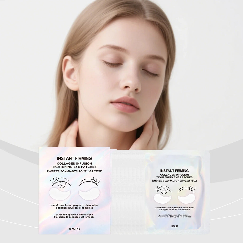 Collagen Firming Eye Patches – Dark Circles & Puffiness 8 Pairs