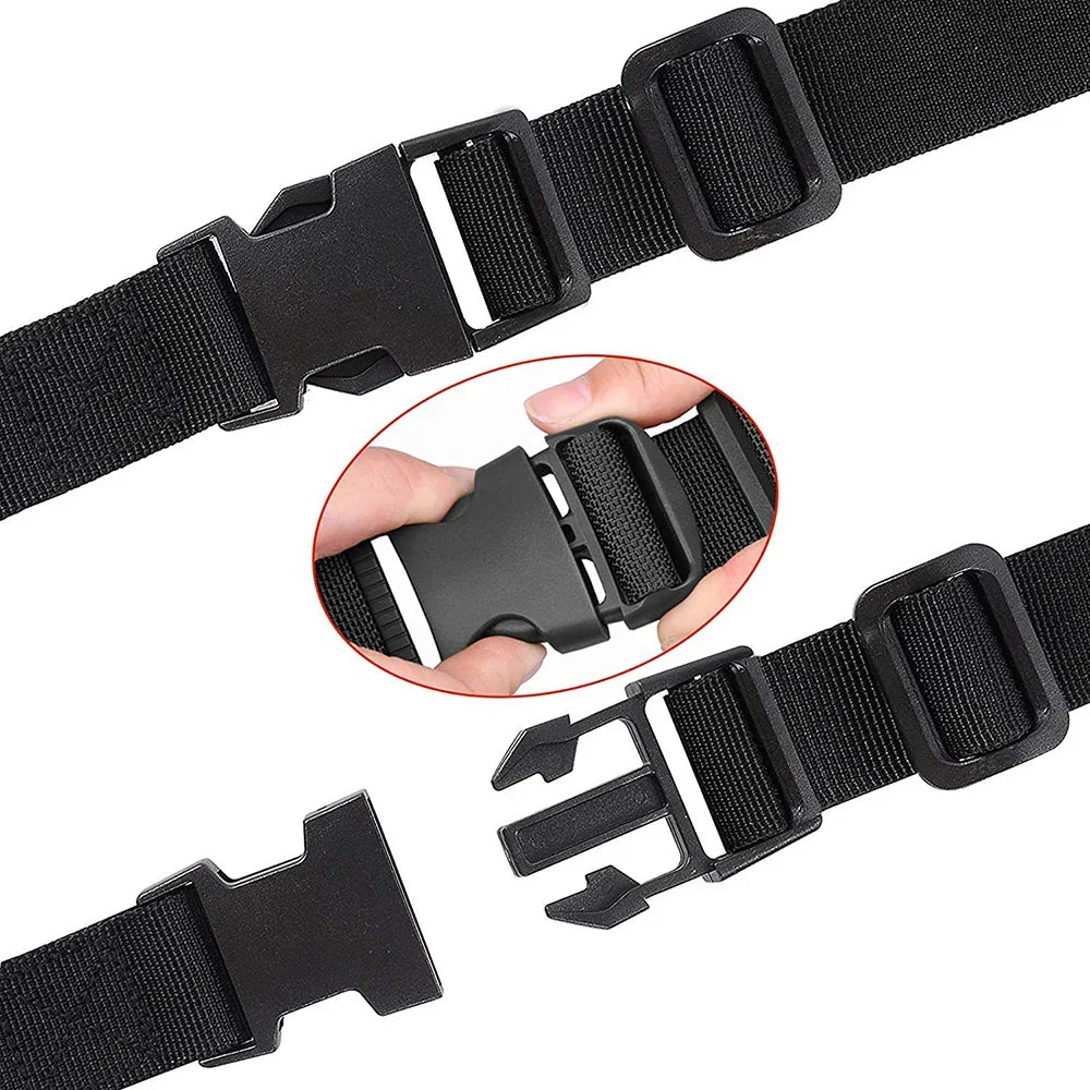 Nylon Luggage Straps 4-Pack – Adjustable Travel Bag Straps