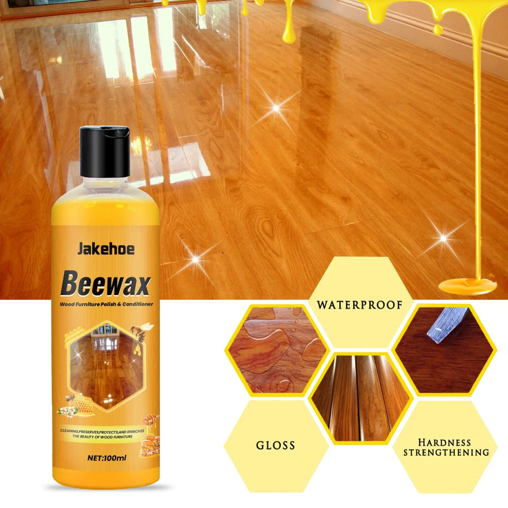 Beeswax Wood Floor Cleaner & Polish – Shine, Protect & Clean