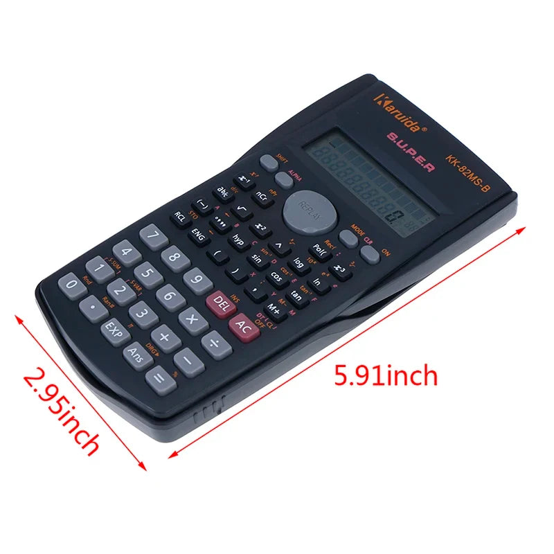KOQZM 2-Line Scientific Calculator | 240 Functions, LCD