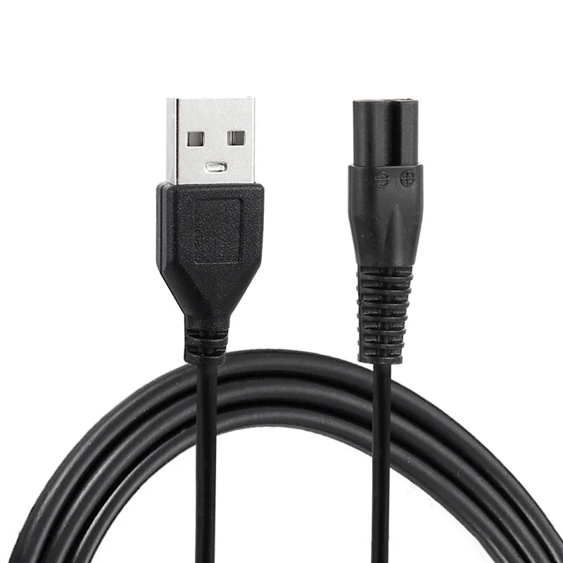 2-Pin Electric Shaver Charger Cable – 80cm Replacement Power Cord