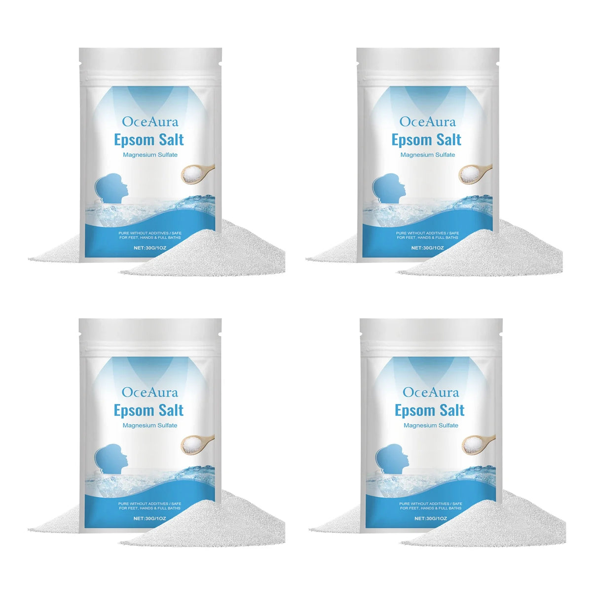 OceAura Epsom Salt Bath Soak | Muscle Relief & Skin Detox