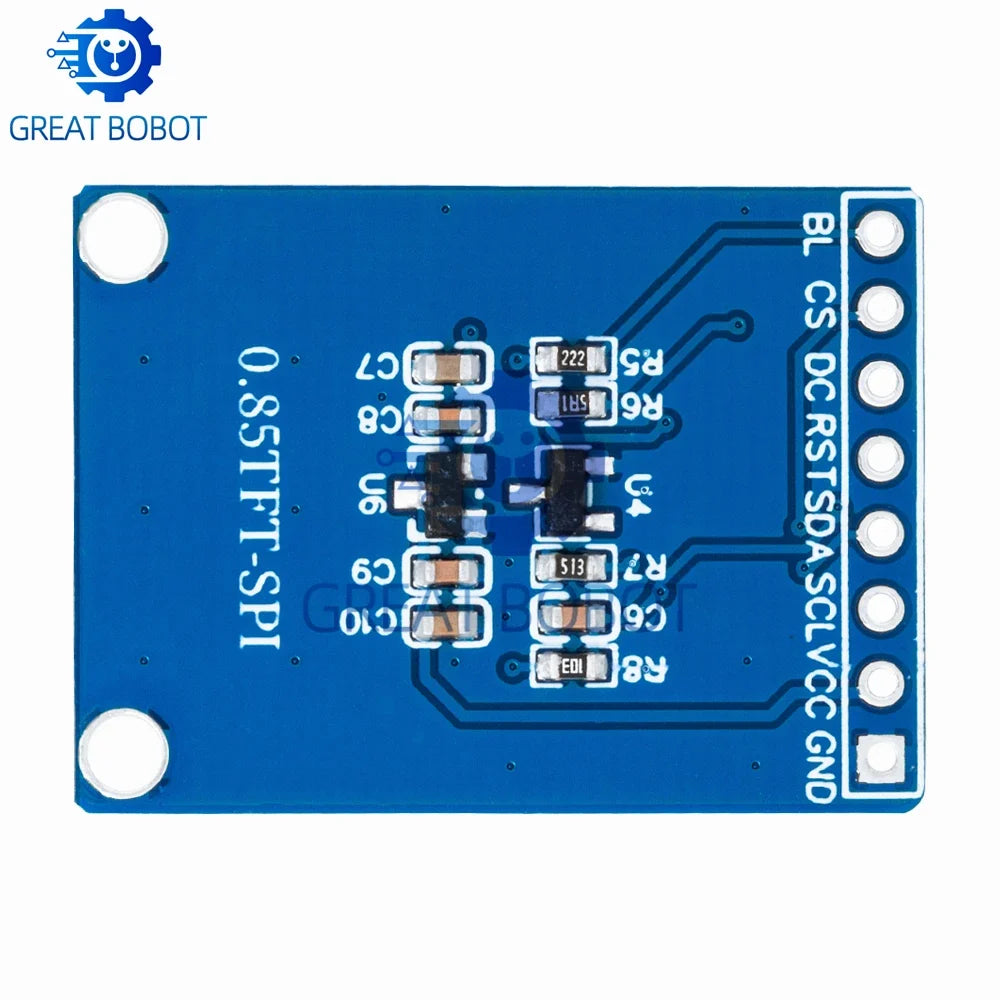 0.85" TFT LCD Module 128x128 SPI ST7735 for Arduino
