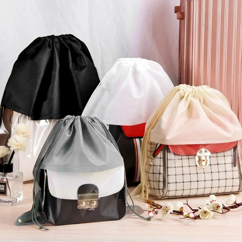 5-Pack Dustproof Drawstring Handbag Storage Bags | Moisture-Proof