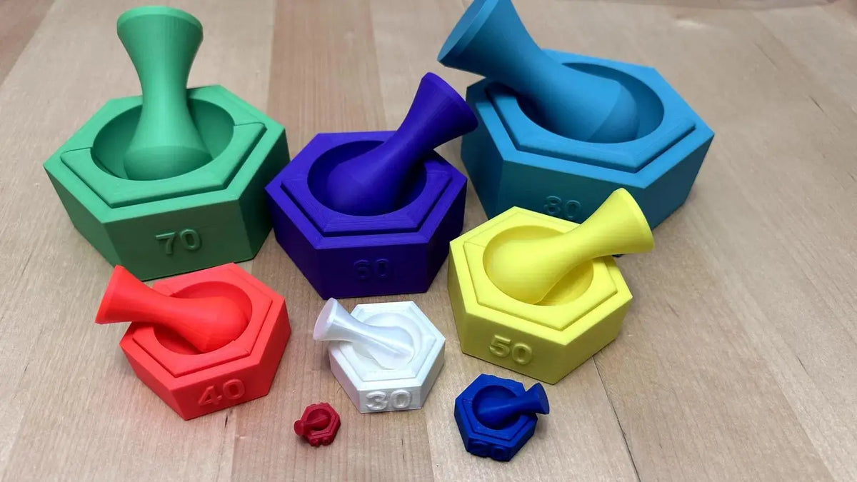 3D Printed Sphere Clay Mould – Ball & Half-Sphere 10–80mm