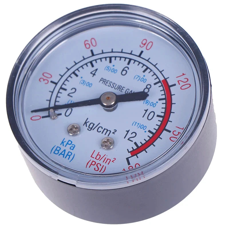 Air Compressor Pressure Gauge 0–180 PSI 12 Bar | 1/4 BSP