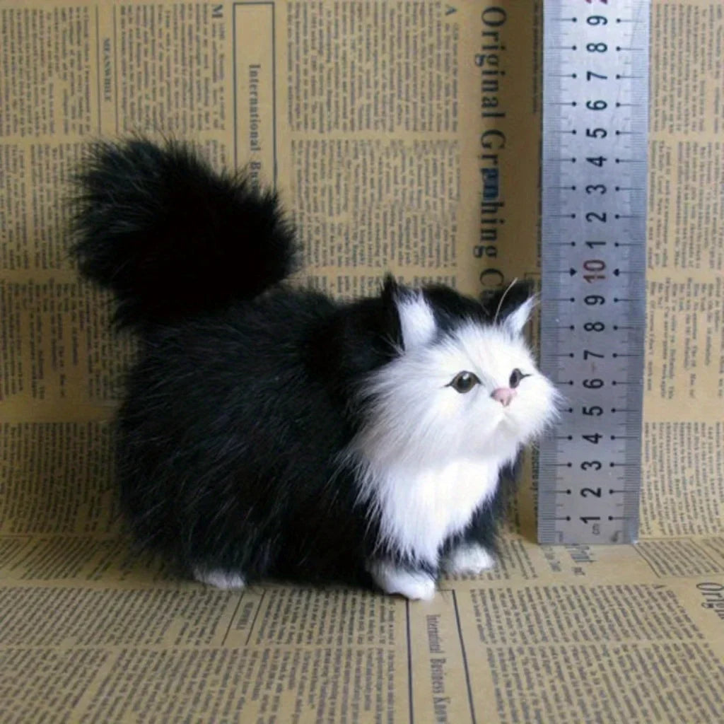 Realistic Cat Plush Toy | Soft Stuffed Kitten Gift for Kids