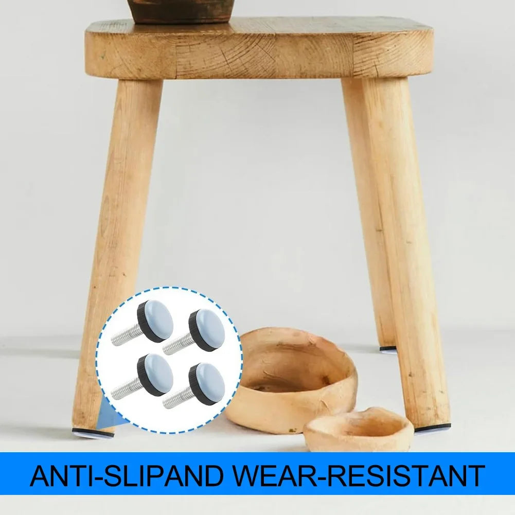 Furniture Gliders Thread Sliding Feet M6 Floor Protectors Leg Sliders