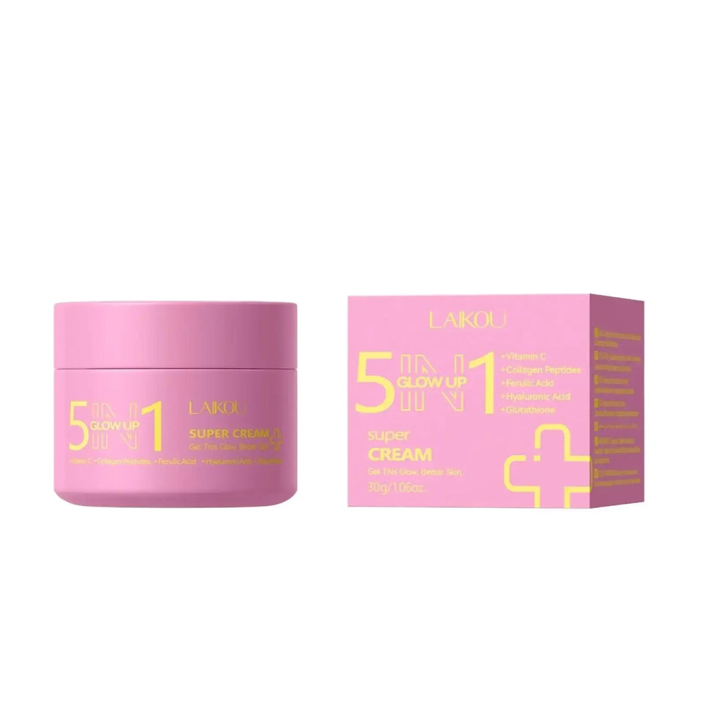 LAIKOU 5-in-1 Glow Face Cream 30g – Hydrating & Brightening