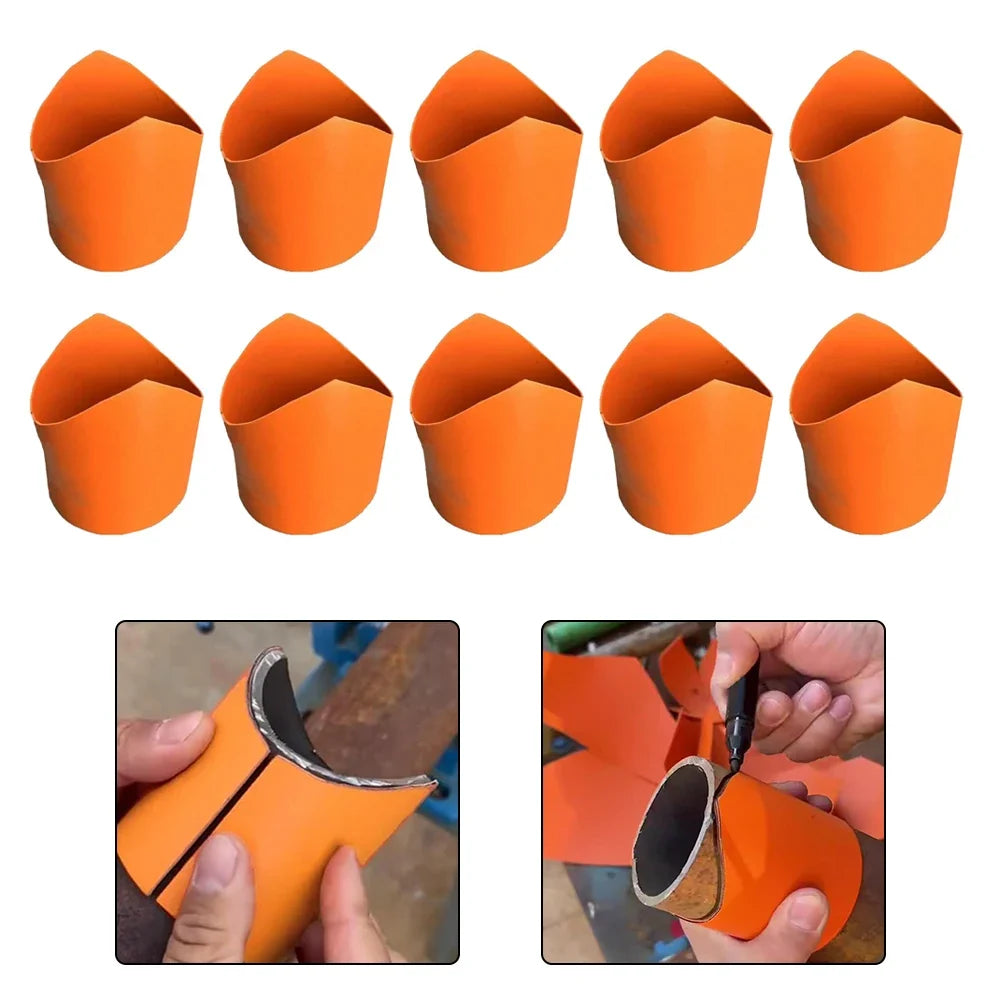 Pipe Saddle Cutting Layout Marking Guide Kit – 5 or 10 Pcs