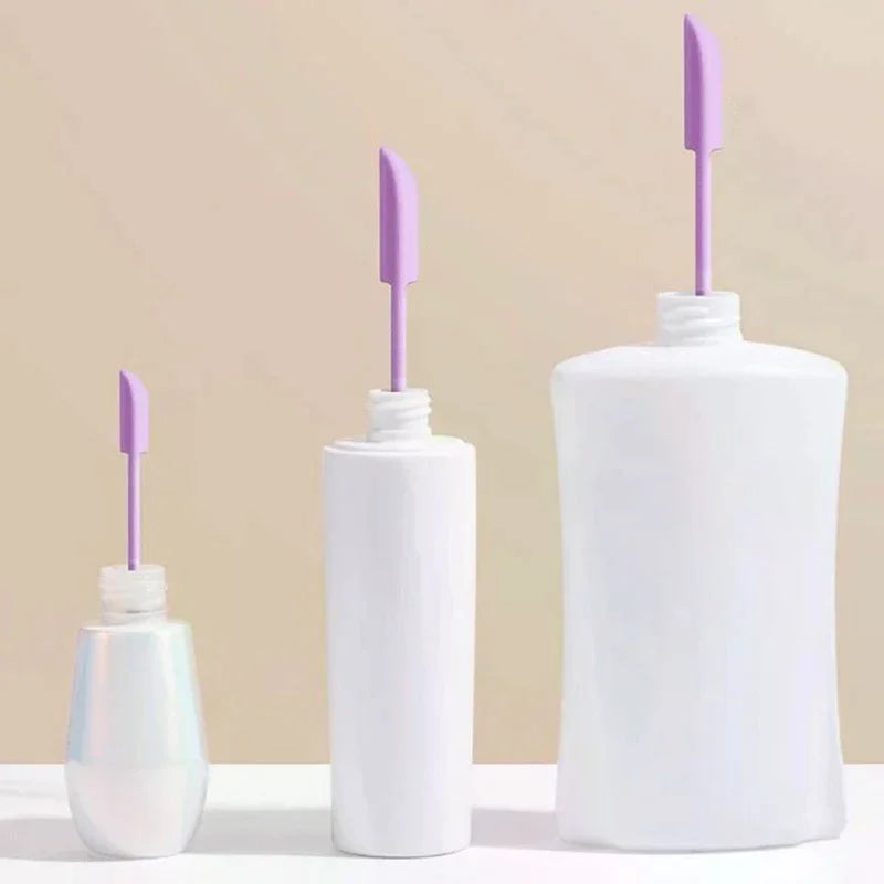 3-Piece Mini Silicone Spatula Set – Cosmetic & Jar Scraper