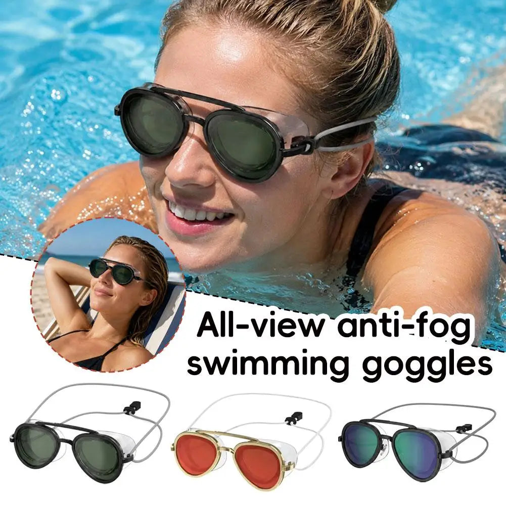 2026Sunny UV Protection Adults Outdoor Training Blu-ray Swim Glasses